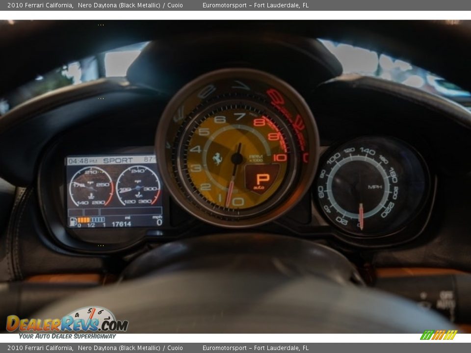 2010 Ferrari California Nero Daytona (Black Metallic) / Cuoio Photo #45