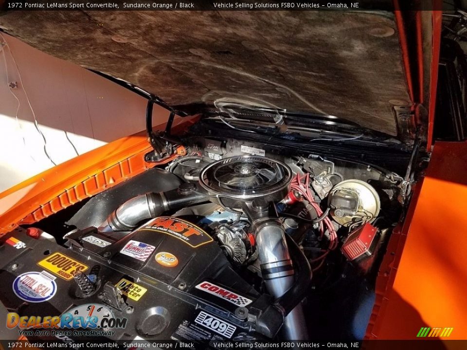 1972 Pontiac LeMans Sport Convertible 350 cid OHV 16-Valve V8 Engine Photo #26