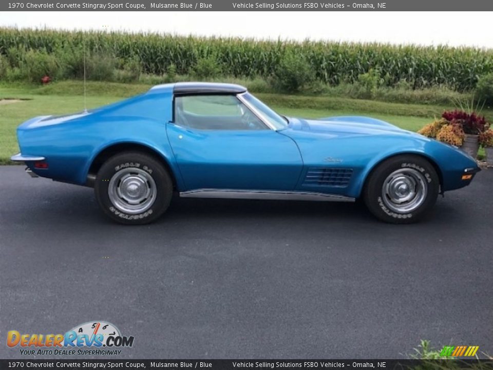 Mulsanne Blue 1970 Chevrolet Corvette Stingray Sport Coupe Photo #7