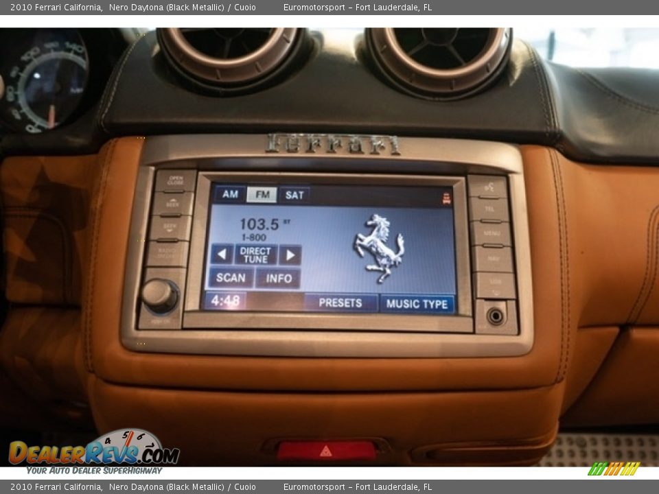 2010 Ferrari California Nero Daytona (Black Metallic) / Cuoio Photo #47