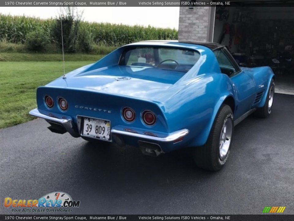 1970 Chevrolet Corvette Stingray Sport Coupe Mulsanne Blue / Blue Photo #9
