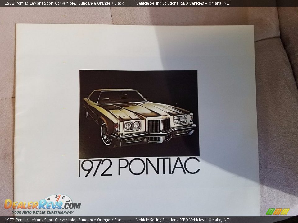 Books/Manuals of 1972 Pontiac LeMans Sport Convertible Photo #33