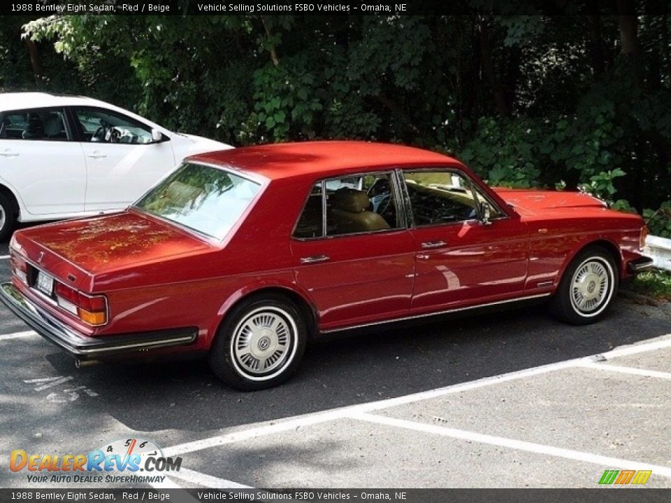 Red 1988 Bentley Eight Sedan Photo #2