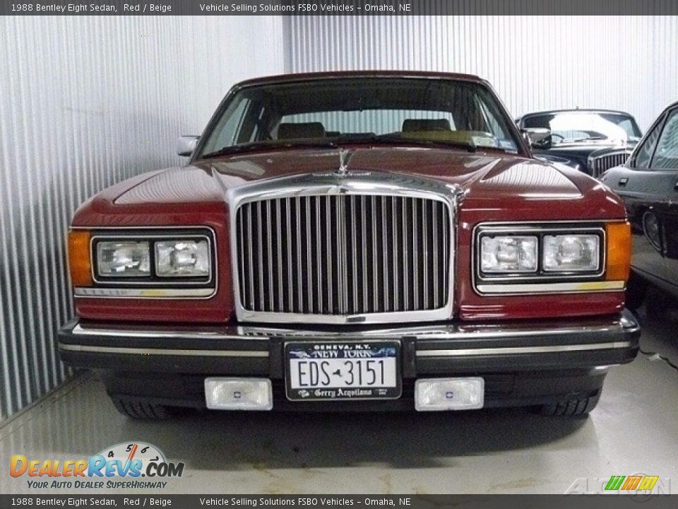 1988 Bentley Eight Sedan Red / Beige Photo #3