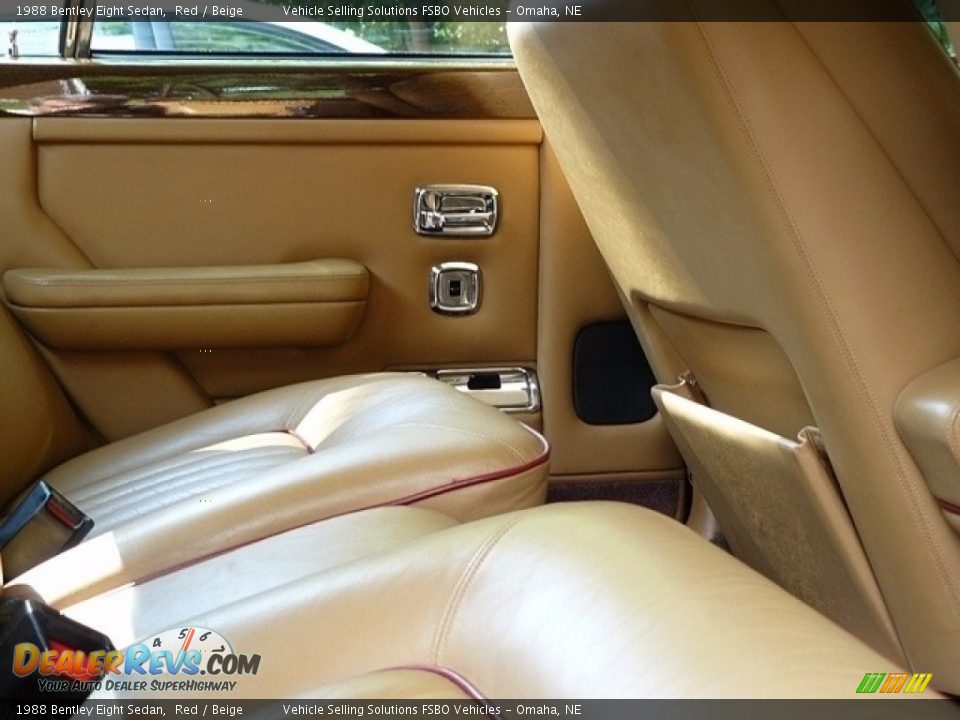 Rear Seat of 1988 Bentley Eight Sedan Photo #8