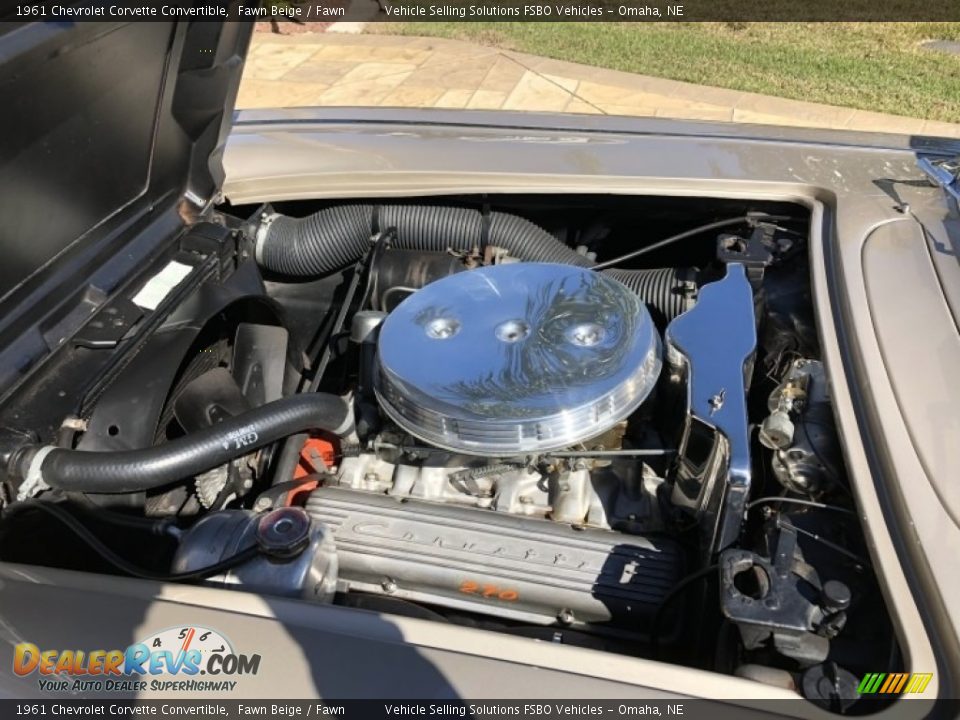 1961 Chevrolet Corvette Convertible Fawn Beige / Fawn Photo #13