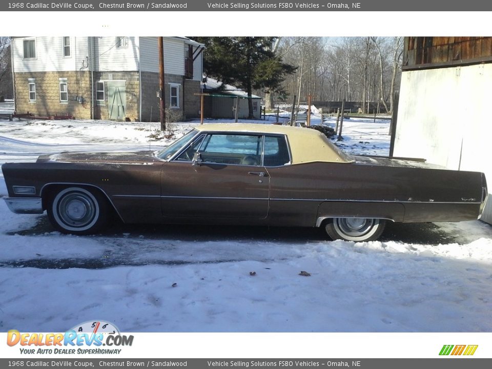 Chestnut Brown 1968 Cadillac DeVille Coupe Photo #1