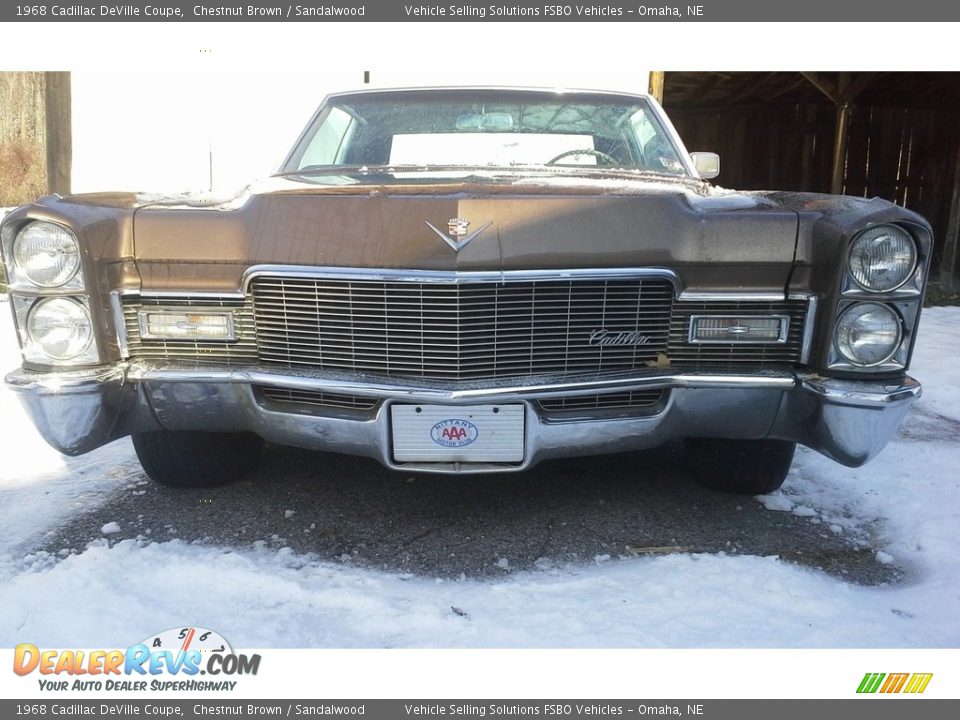 Chestnut Brown 1968 Cadillac DeVille Coupe Photo #2