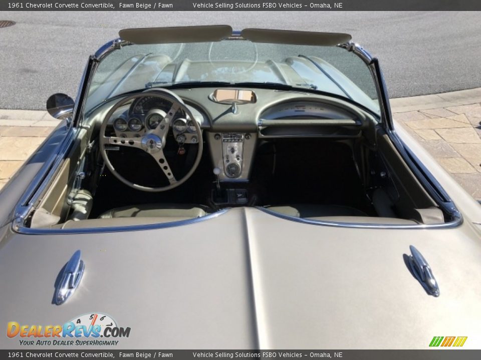 1961 Chevrolet Corvette Convertible Fawn Beige / Fawn Photo #33