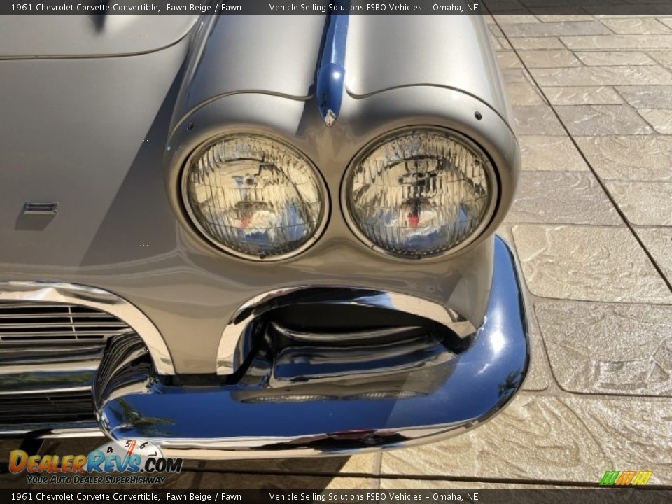 1961 Chevrolet Corvette Convertible Fawn Beige / Fawn Photo #35