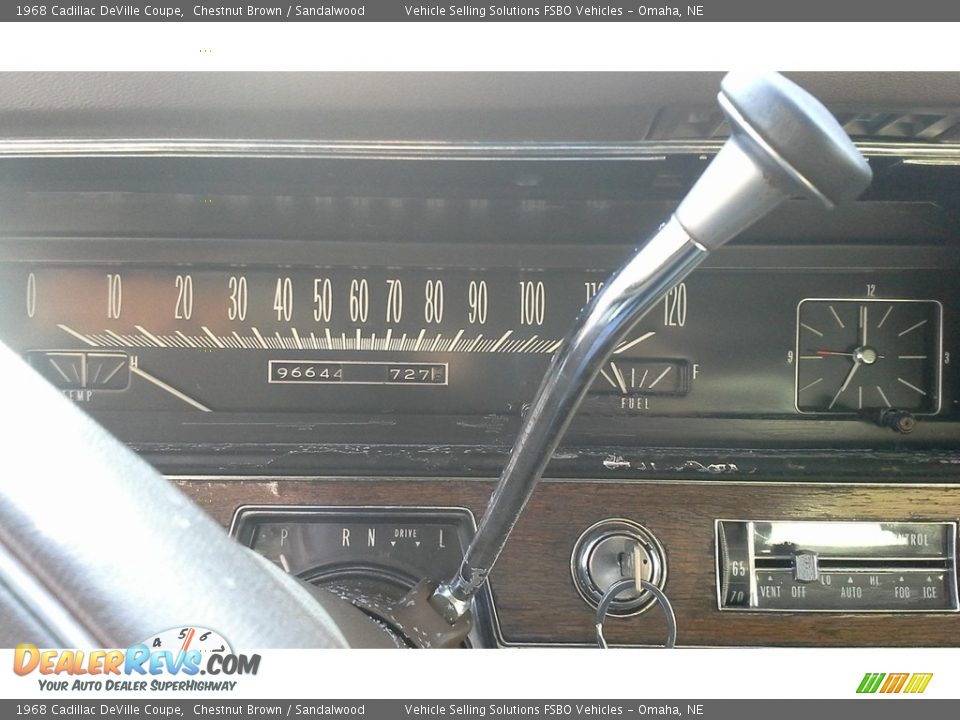 1968 Cadillac DeVille Coupe Gauges Photo #11