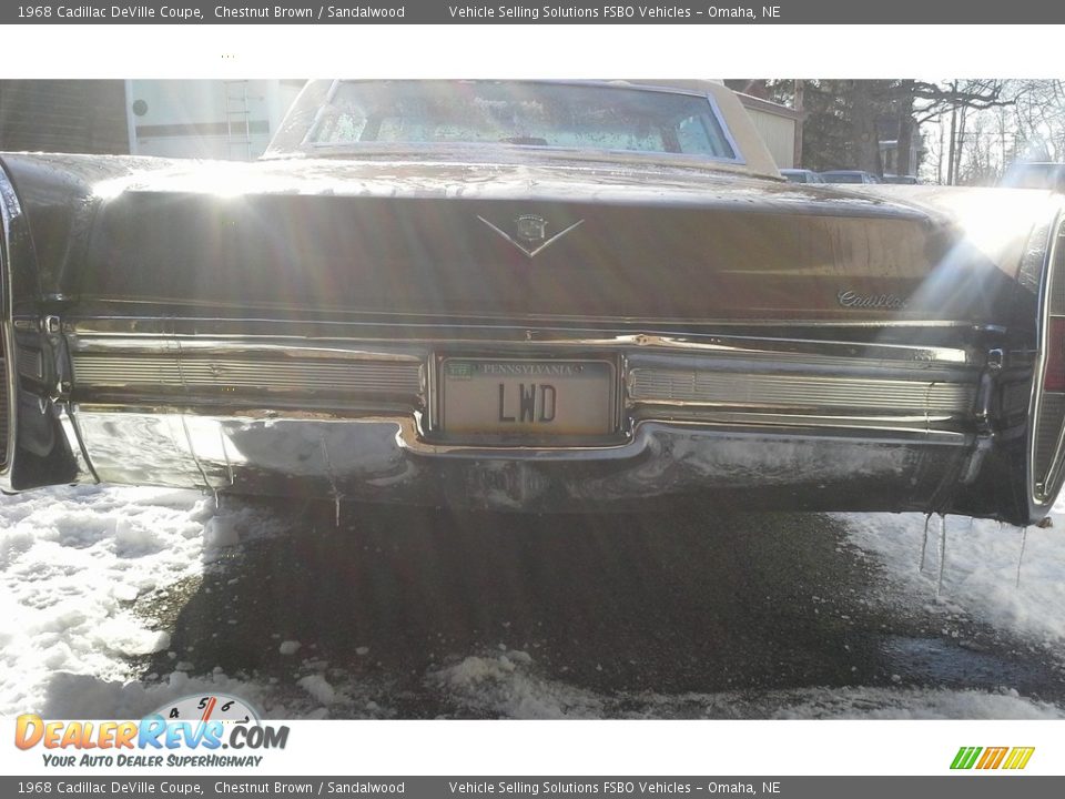 1968 Cadillac DeVille Coupe Chestnut Brown / Sandalwood Photo #15