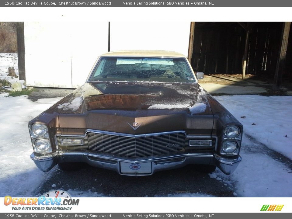 1968 Cadillac DeVille Coupe Chestnut Brown / Sandalwood Photo #17