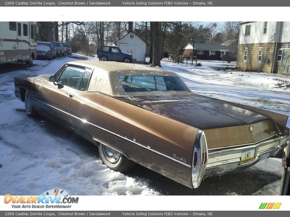 Chestnut Brown 1968 Cadillac DeVille Coupe Photo #19