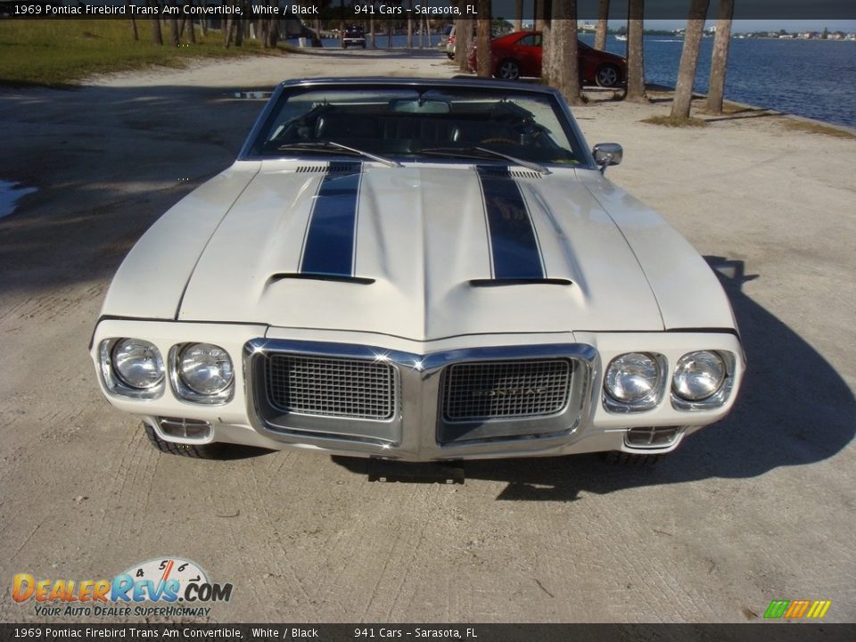 White 1969 Pontiac Firebird Trans Am Convertible Photo #2