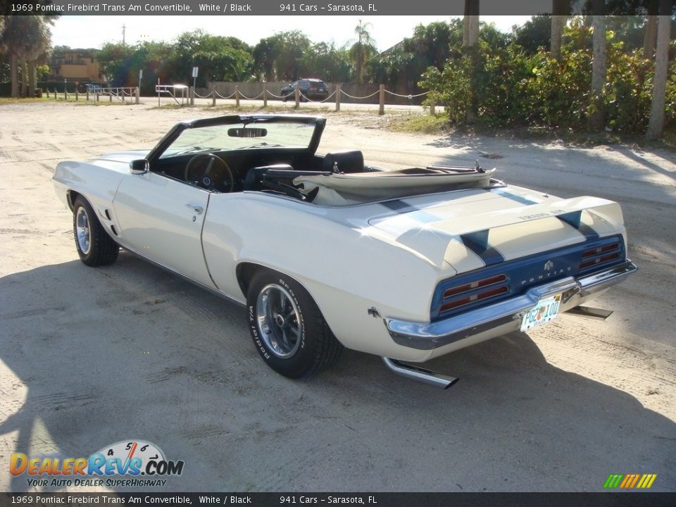 White 1969 Pontiac Firebird Trans Am Convertible Photo #5