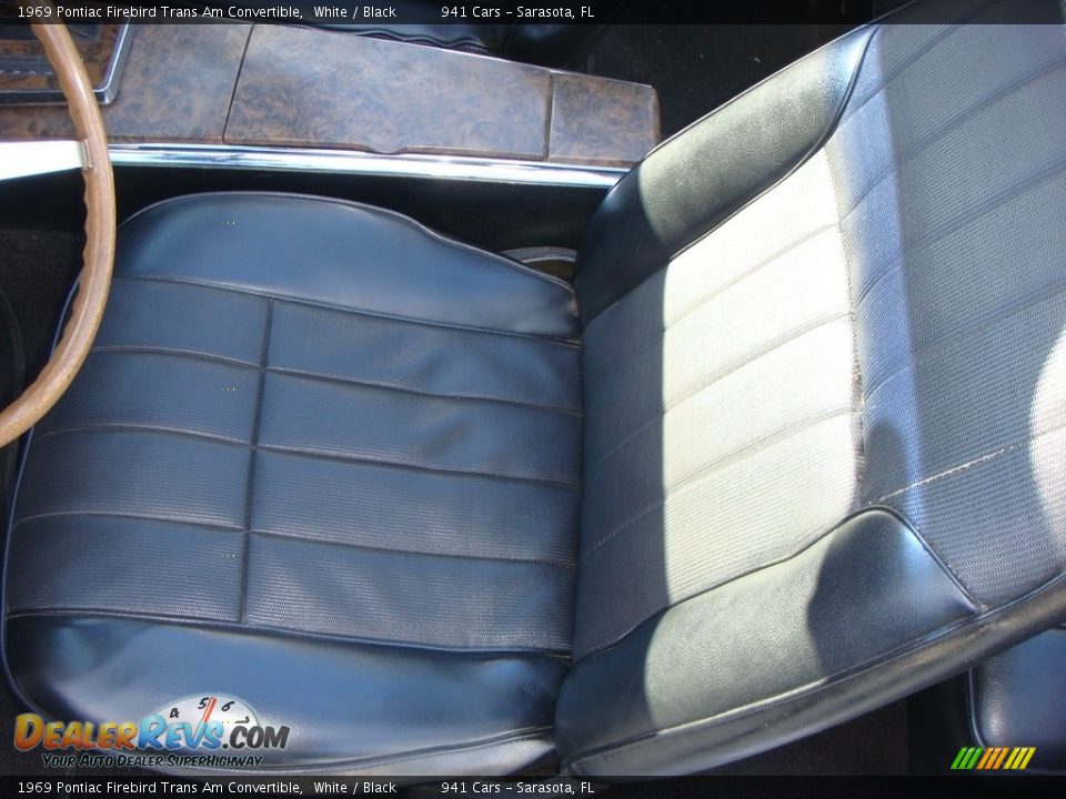 1969 Pontiac Firebird Trans Am Convertible White / Black Photo #11