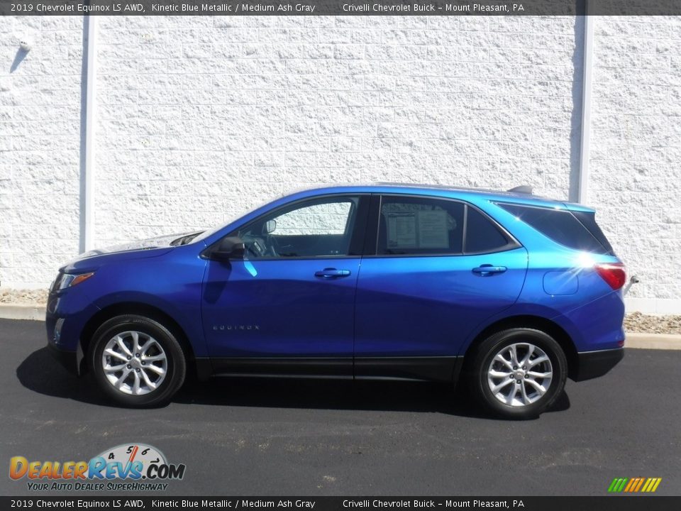 2019 Chevrolet Equinox LS AWD Kinetic Blue Metallic / Medium Ash Gray Photo #2