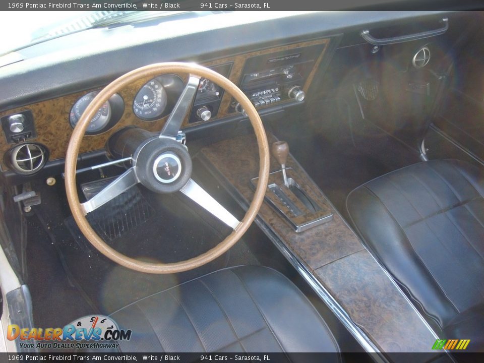 Black Interior - 1969 Pontiac Firebird Trans Am Convertible Photo #12