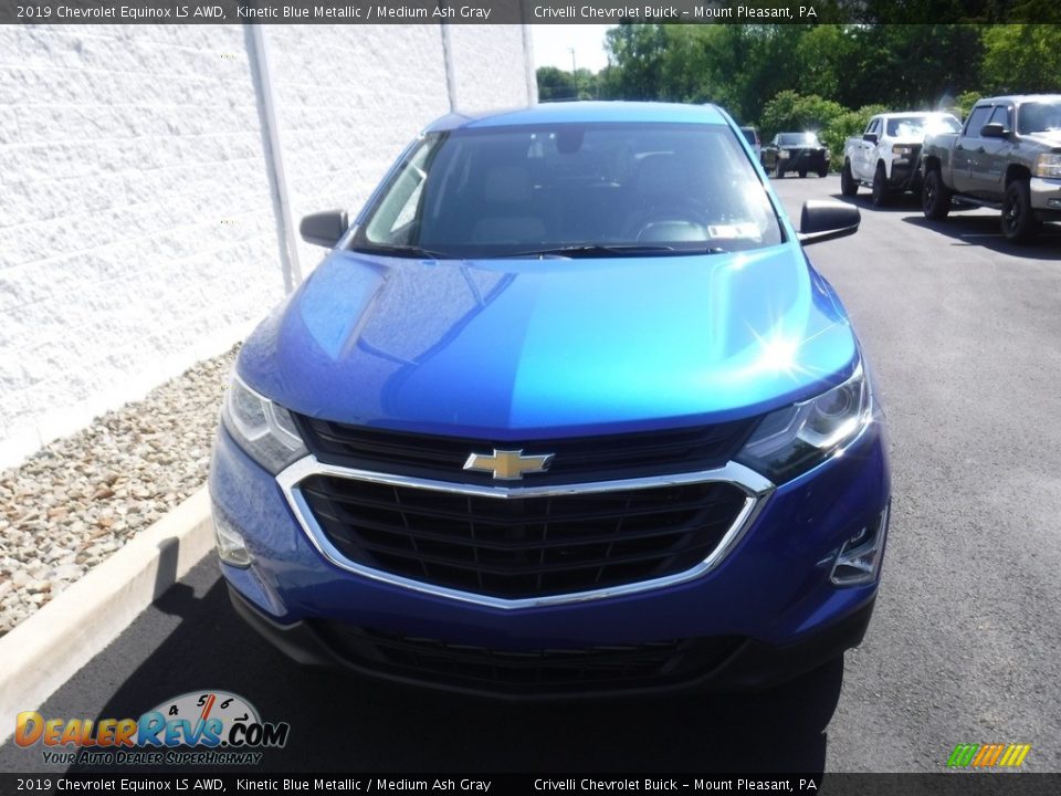 2019 Chevrolet Equinox LS AWD Kinetic Blue Metallic / Medium Ash Gray Photo #4