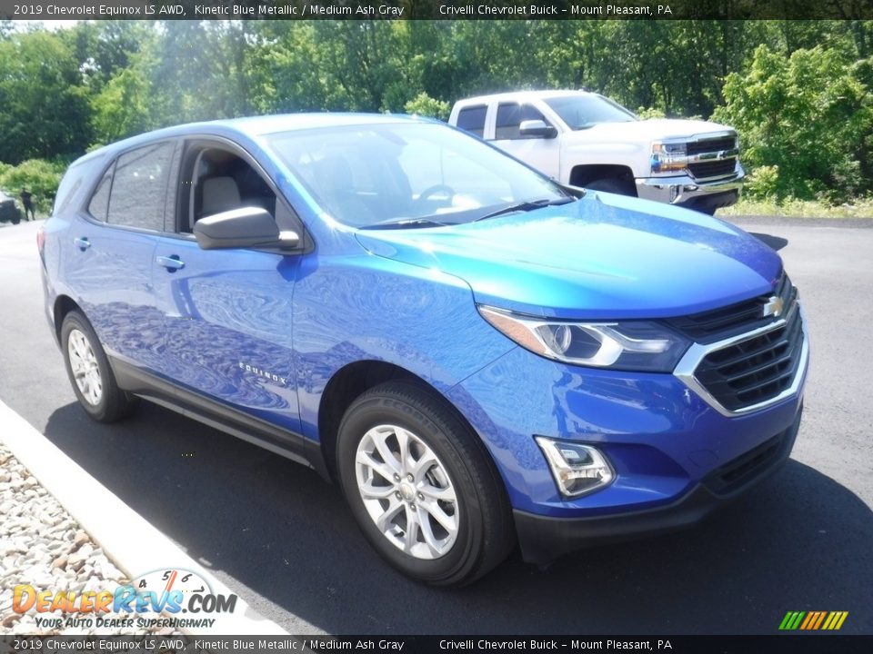 2019 Chevrolet Equinox LS AWD Kinetic Blue Metallic / Medium Ash Gray Photo #5