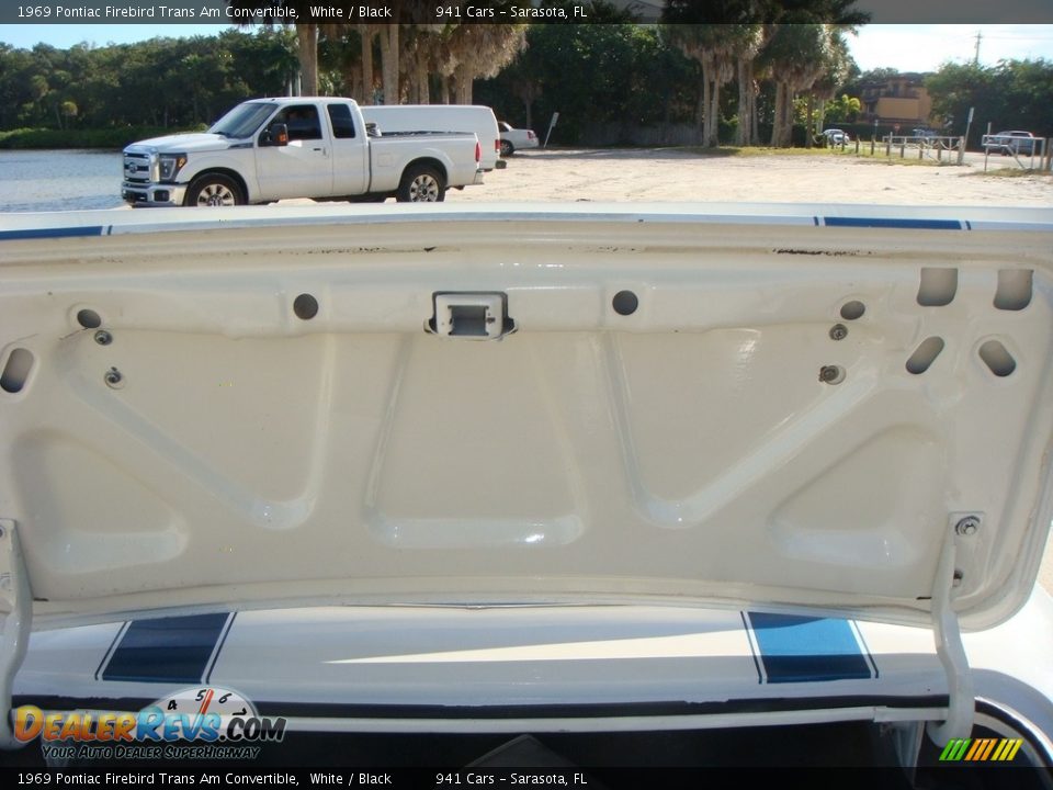 1969 Pontiac Firebird Trans Am Convertible White / Black Photo #15