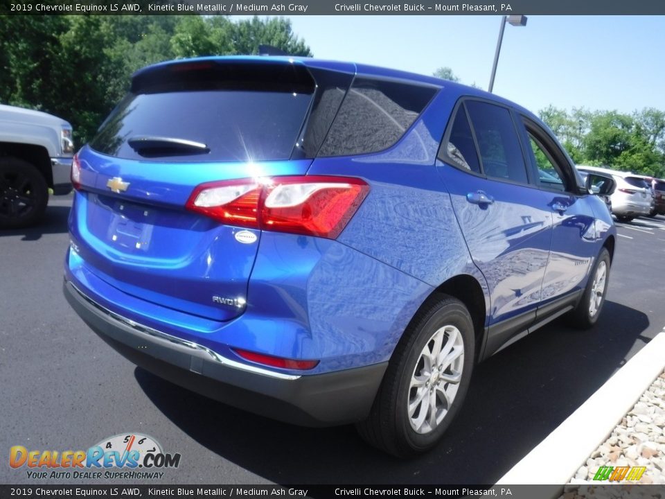 2019 Chevrolet Equinox LS AWD Kinetic Blue Metallic / Medium Ash Gray Photo #6