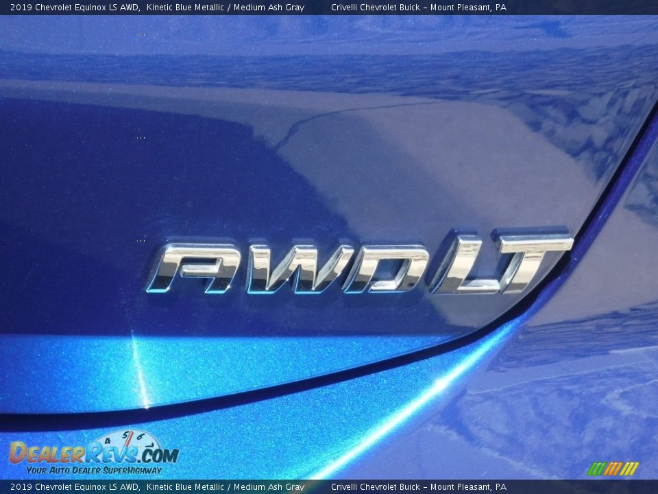 2019 Chevrolet Equinox LS AWD Kinetic Blue Metallic / Medium Ash Gray Photo #8