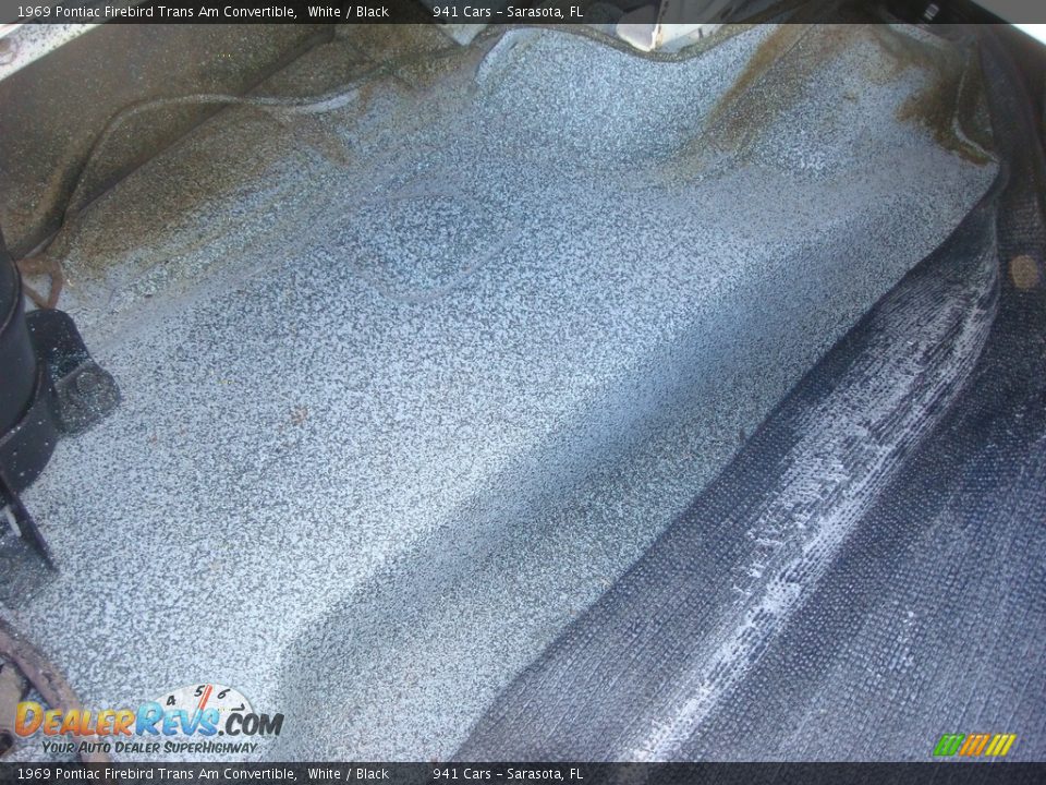 1969 Pontiac Firebird Trans Am Convertible White / Black Photo #17