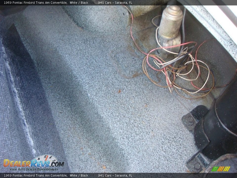 1969 Pontiac Firebird Trans Am Convertible White / Black Photo #19