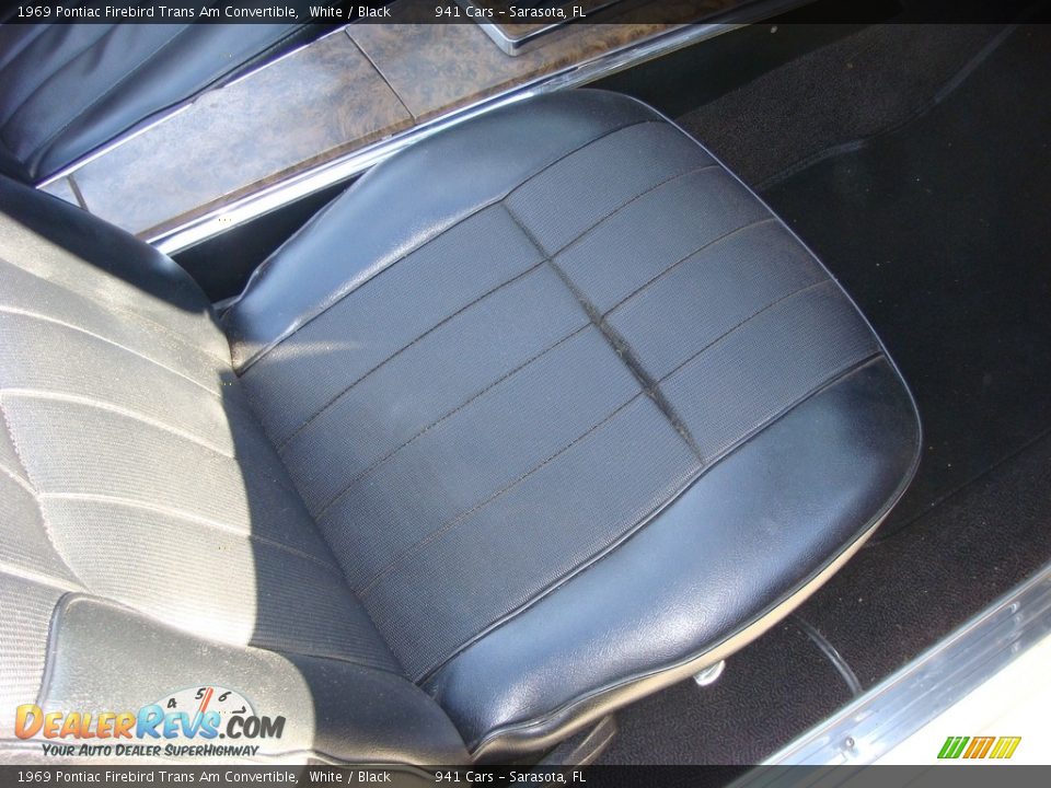 1969 Pontiac Firebird Trans Am Convertible White / Black Photo #20