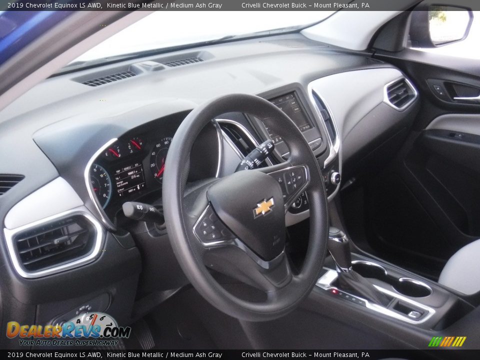 2019 Chevrolet Equinox LS AWD Kinetic Blue Metallic / Medium Ash Gray Photo #12