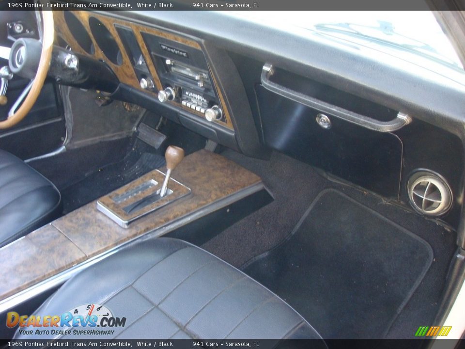 1969 Pontiac Firebird Trans Am Convertible White / Black Photo #21