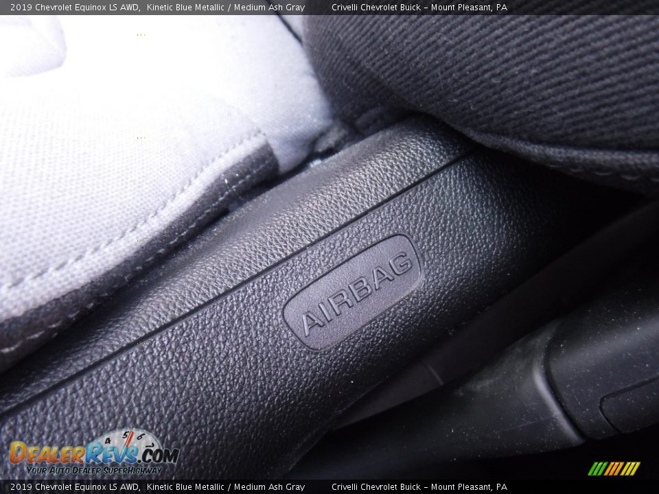 2019 Chevrolet Equinox LS AWD Kinetic Blue Metallic / Medium Ash Gray Photo #15