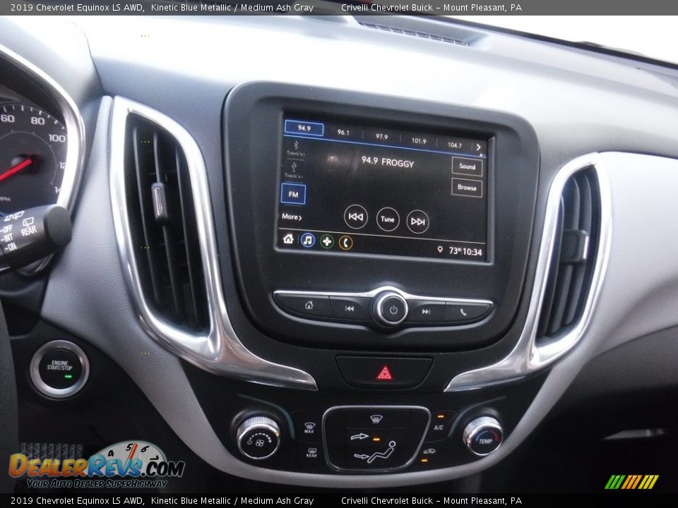 2019 Chevrolet Equinox LS AWD Kinetic Blue Metallic / Medium Ash Gray Photo #18