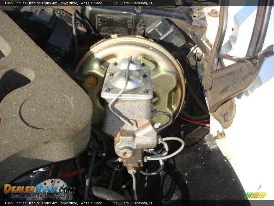 1969 Pontiac Firebird Trans Am Convertible White / Black Photo #26