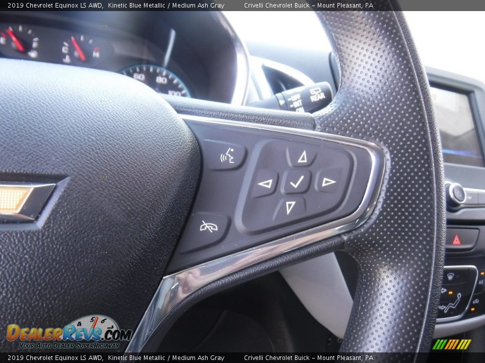 2019 Chevrolet Equinox LS AWD Kinetic Blue Metallic / Medium Ash Gray Photo #21