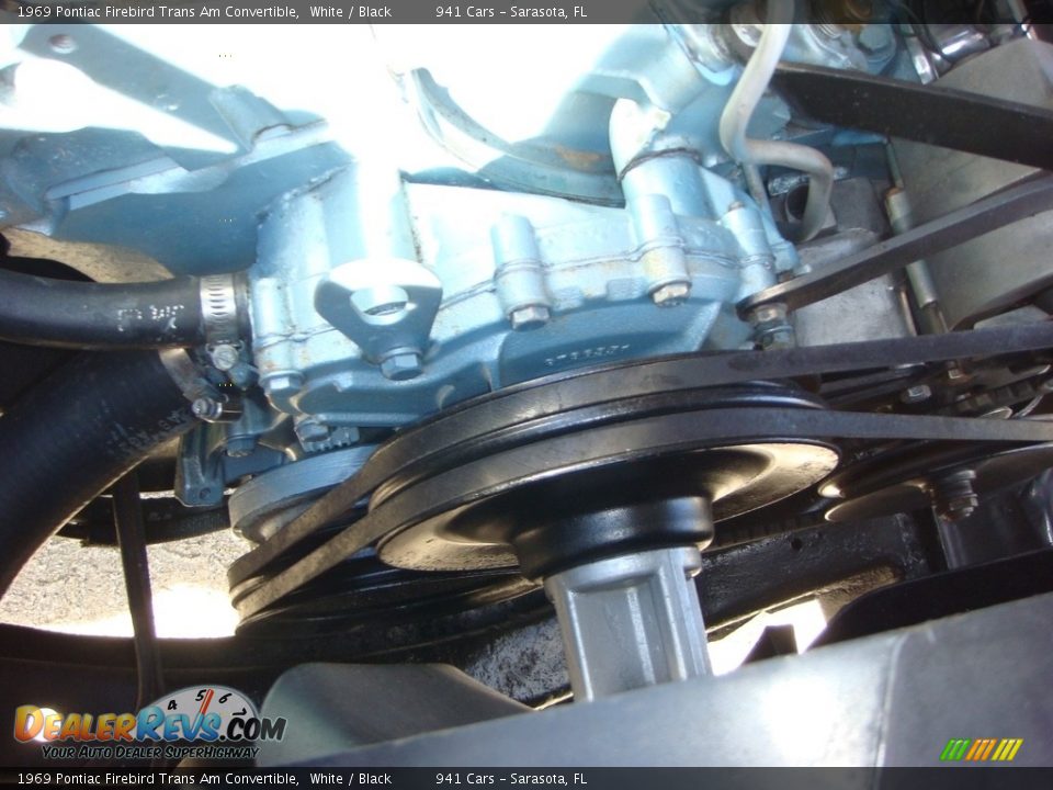 1969 Pontiac Firebird Trans Am Convertible White / Black Photo #28