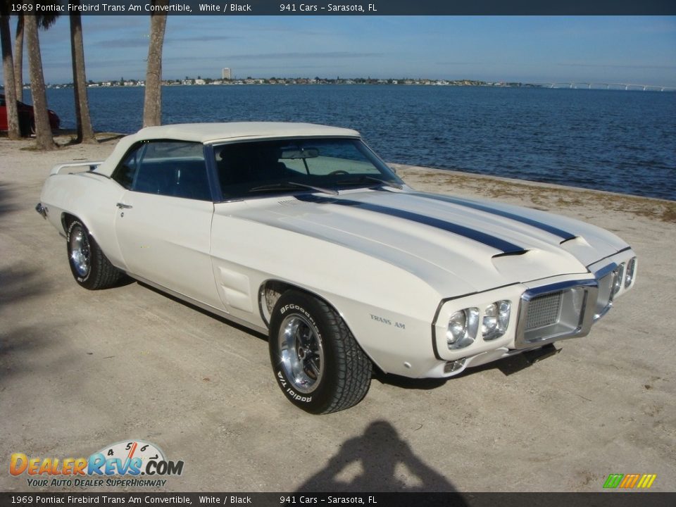 White 1969 Pontiac Firebird Trans Am Convertible Photo #31