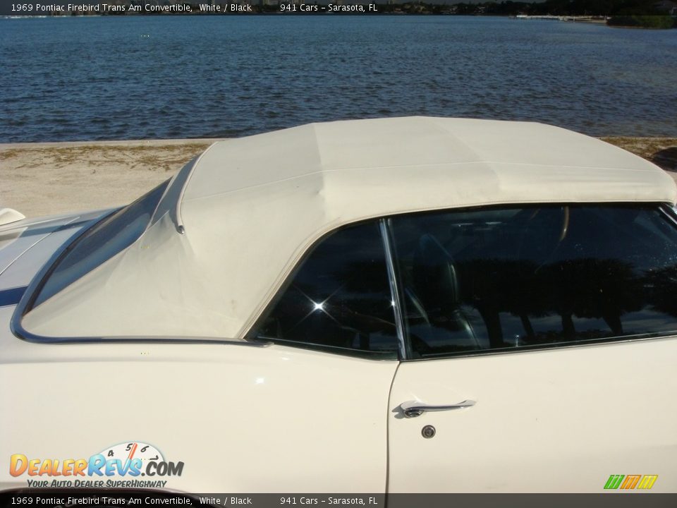 1969 Pontiac Firebird Trans Am Convertible White / Black Photo #33