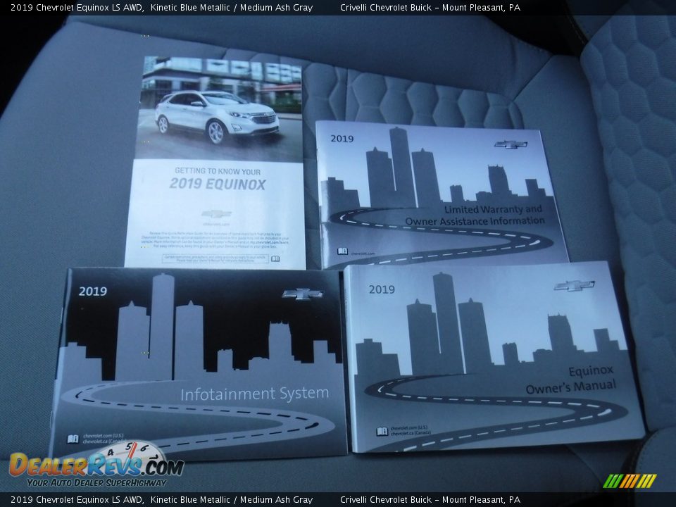 2019 Chevrolet Equinox LS AWD Kinetic Blue Metallic / Medium Ash Gray Photo #28