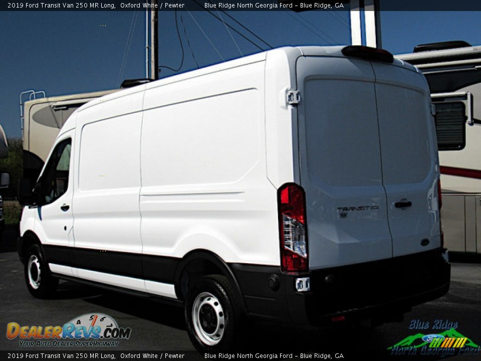 2019 Ford Transit Van 250 MR Long Oxford White / Pewter Photo #3