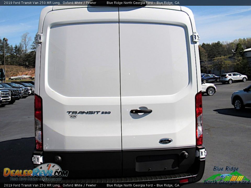 2019 Ford Transit Van 250 MR Long Oxford White / Pewter Photo #4