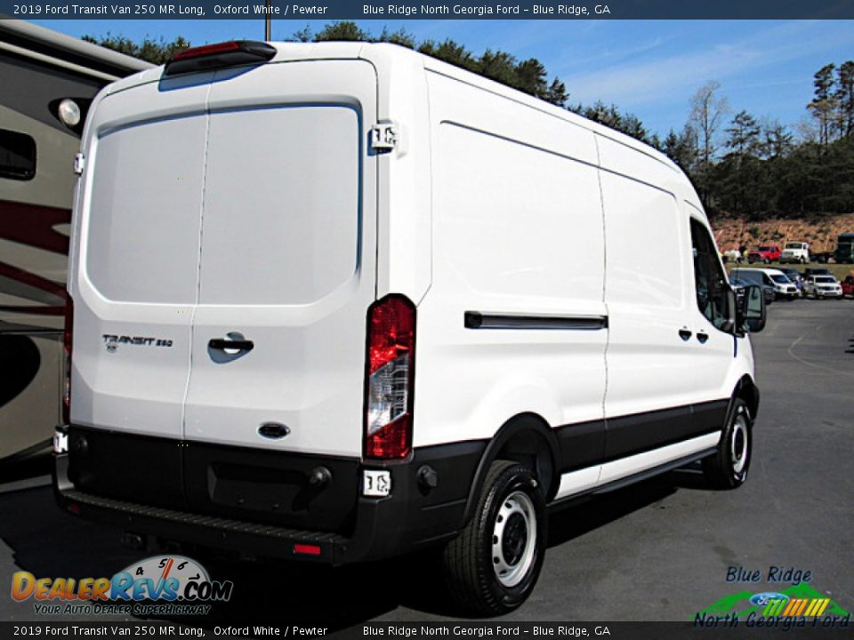 2019 Ford Transit Van 250 MR Long Oxford White / Pewter Photo #5