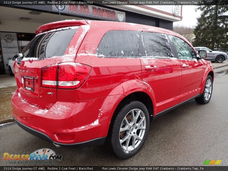 2019 Dodge Journey GT AWD Redline 2 Coat Pearl / Black/Red Photo #2