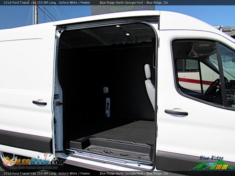 2019 Ford Transit Van 250 MR Long Oxford White / Pewter Photo #12