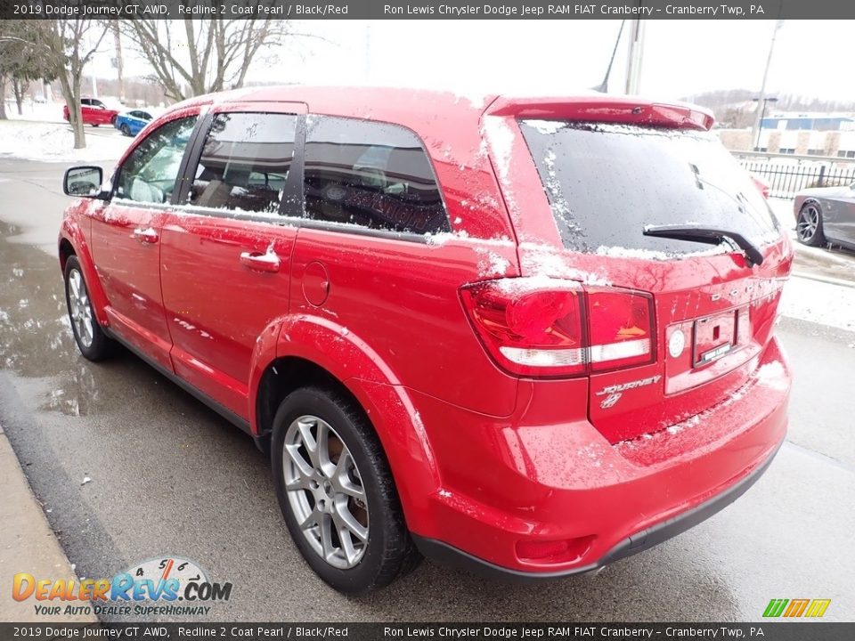 2019 Dodge Journey GT AWD Redline 2 Coat Pearl / Black/Red Photo #9