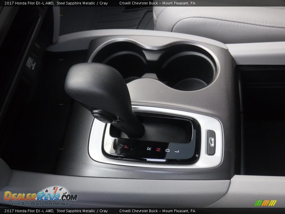 2017 Honda Pilot EX-L AWD Steel Sapphire Metallic / Gray Photo #19