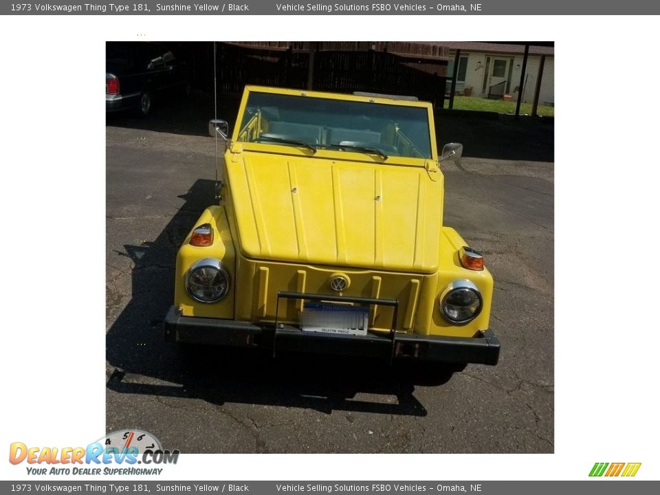 1973 Volkswagen Thing Type 181 Sunshine Yellow / Black Photo #2