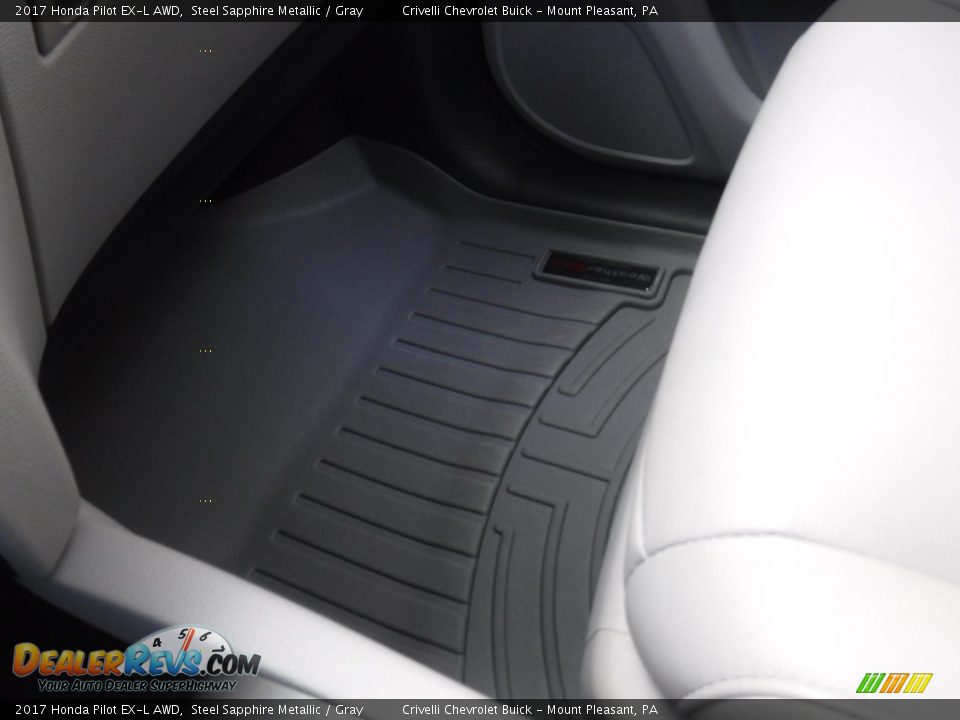 2017 Honda Pilot EX-L AWD Steel Sapphire Metallic / Gray Photo #29